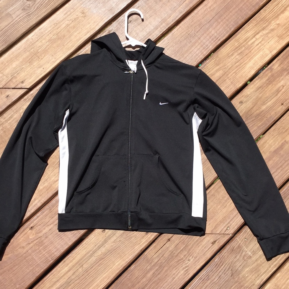 Black and white Nike jacket